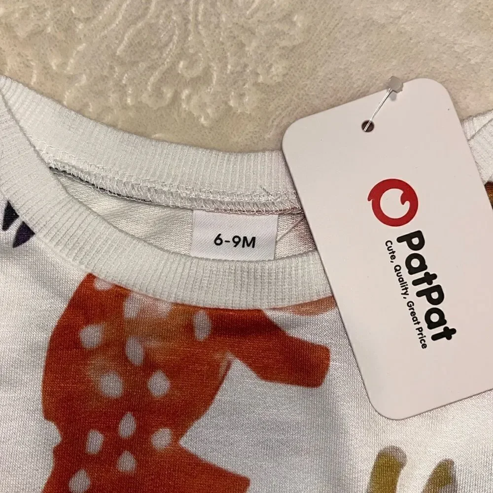 BABY BOYS NWT SIZE 6-9 MONTHS DINOSAUR SWEATSHIRT